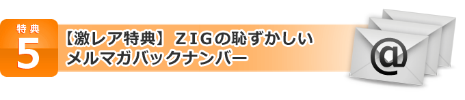 特典5 メルマガバックナンバー