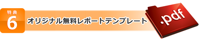 特典6 オリジナル無料レポートテンプレート