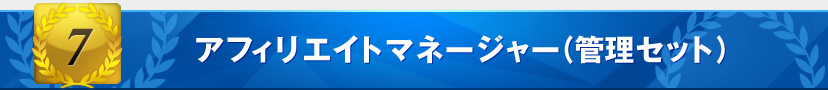 特典6：アフィリエイトマネージャー（管理セット）