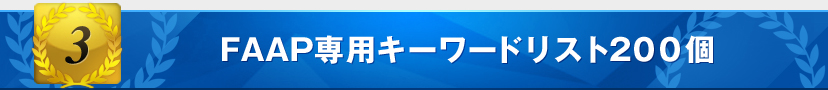 限定特典3:Google AdSense用キーワードリスト100
