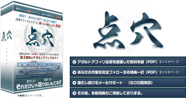 第3世代のアダルトアフィリエイト「点穴」